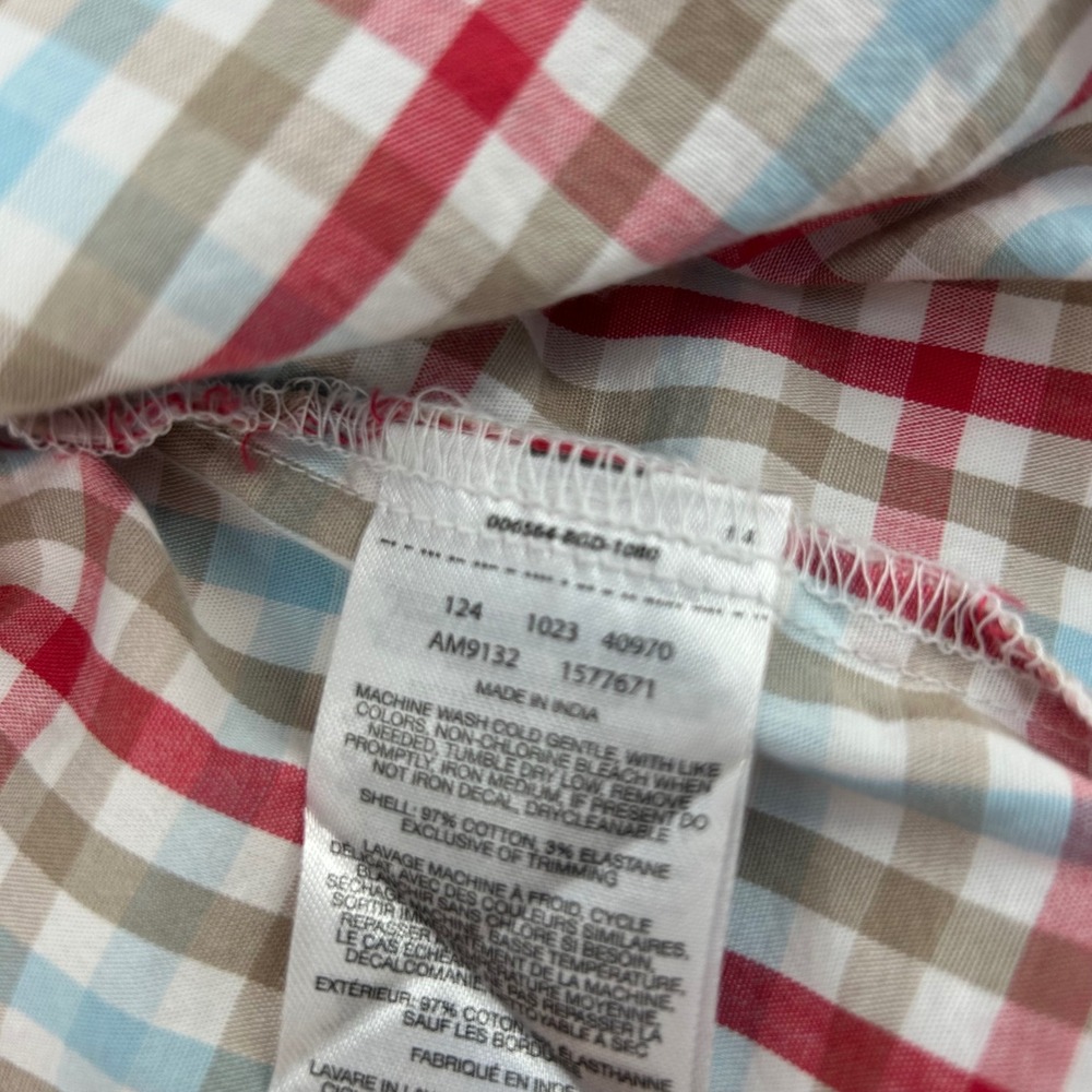 Columbia Mens Plaid Short Sleeve Button Down Shirt XL AM9132 Regular Fit - Picture 8 of 9
